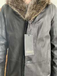 Новое кожанное пальто 48-50 размера, пр-во Турция