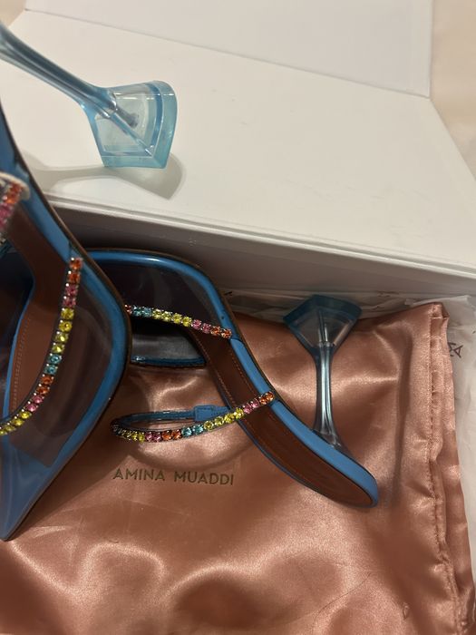 Обувки- Amina Muaddi оригинал