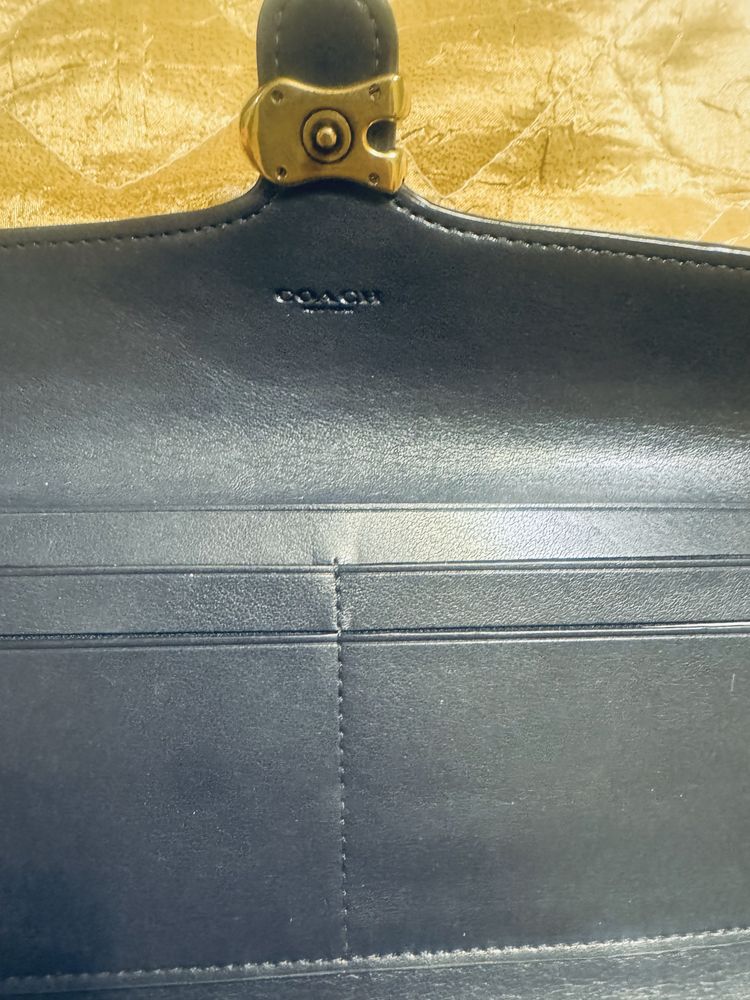 Портмоне Coach естесвена кожа