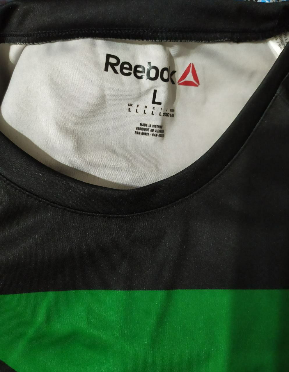 Футболка оригинал Reebok Вьетнам .