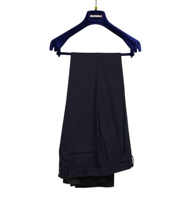 Costum SANTANIELLO Albastru din Lână - Lucrat manual in Italia - L/XL