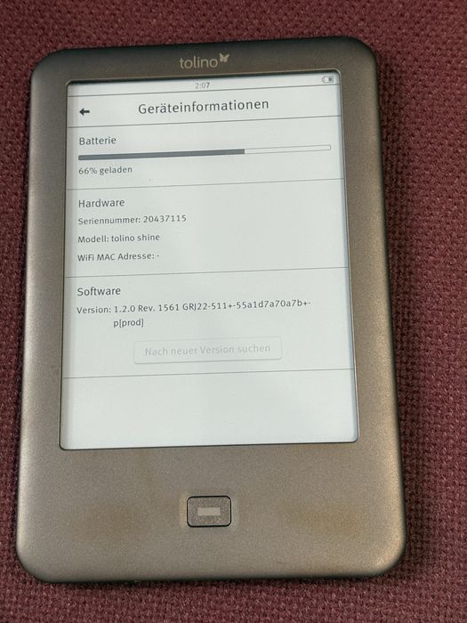 E-book reader Tolino shine, wifi, touchscreen iluminat, 4gb