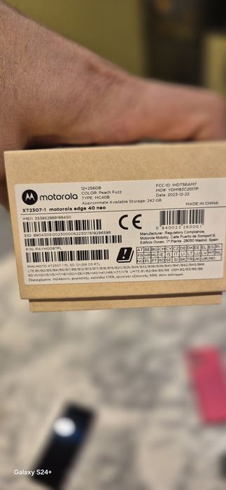 Motorola edge 40 Neo 256/12gb!!Гаранция