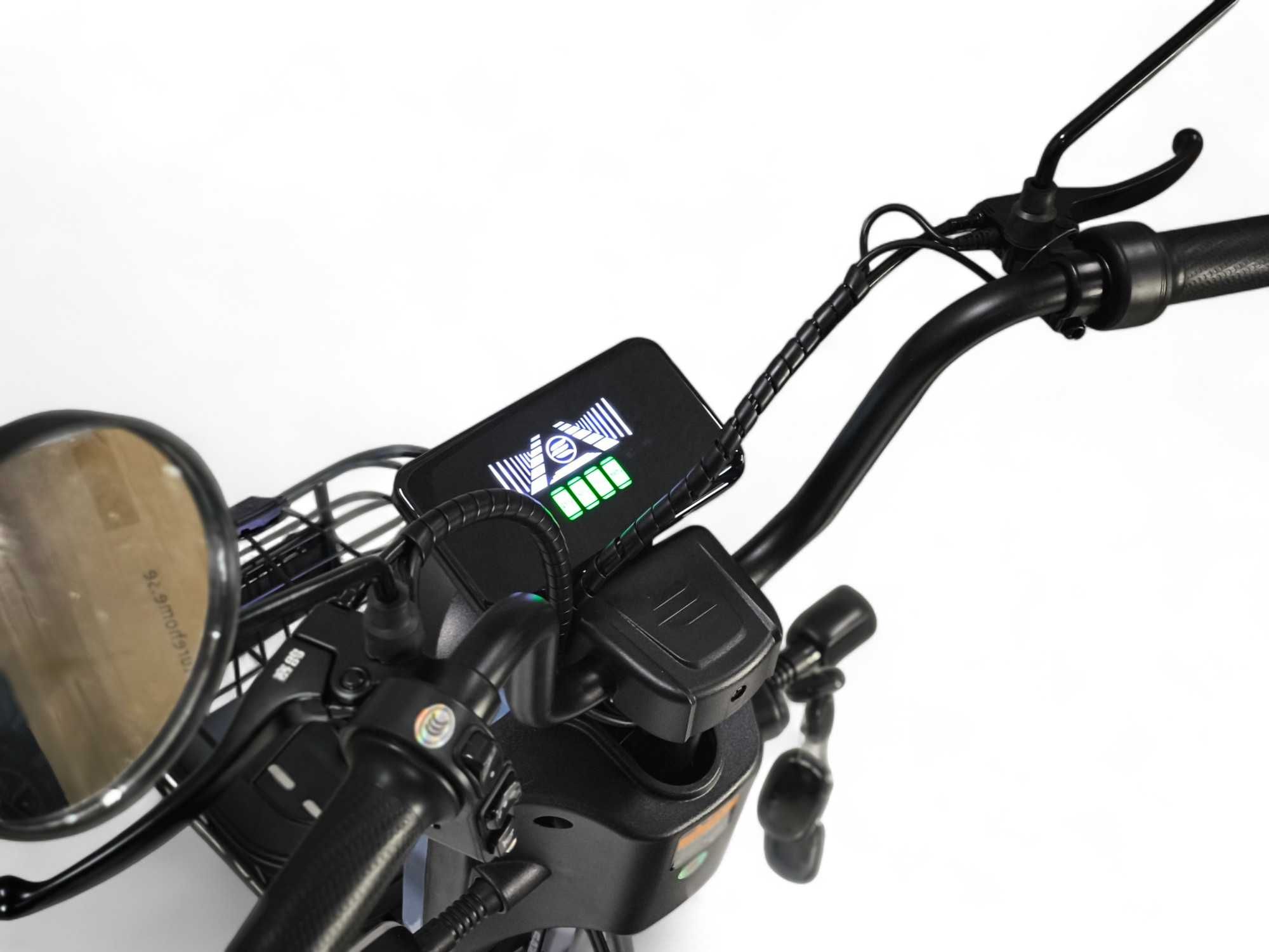 Електрически скутер с педали MaxMotors Super Crown 750W/48V/15Ah