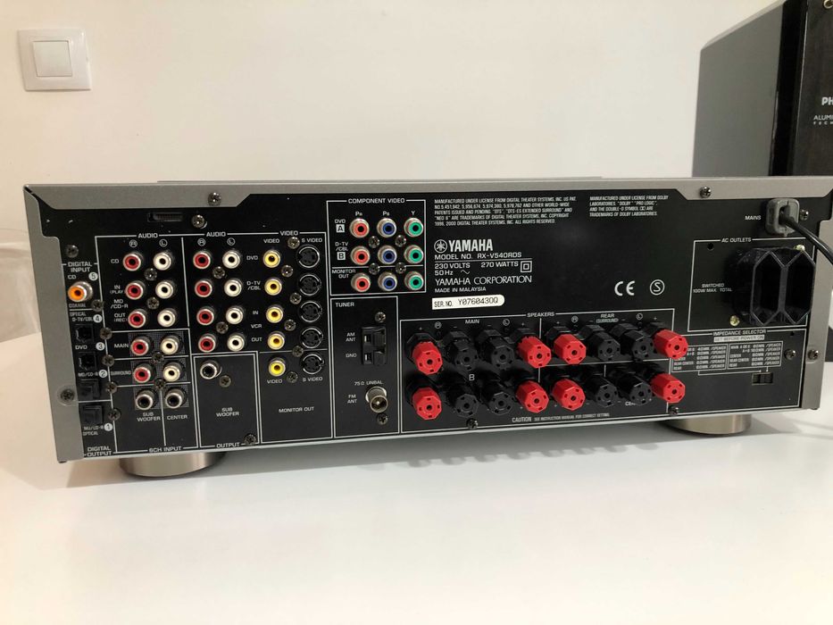 Yamaha RX-V540RDS, amplituner 7.1 cinema dsp, pro logic, dolby, dts