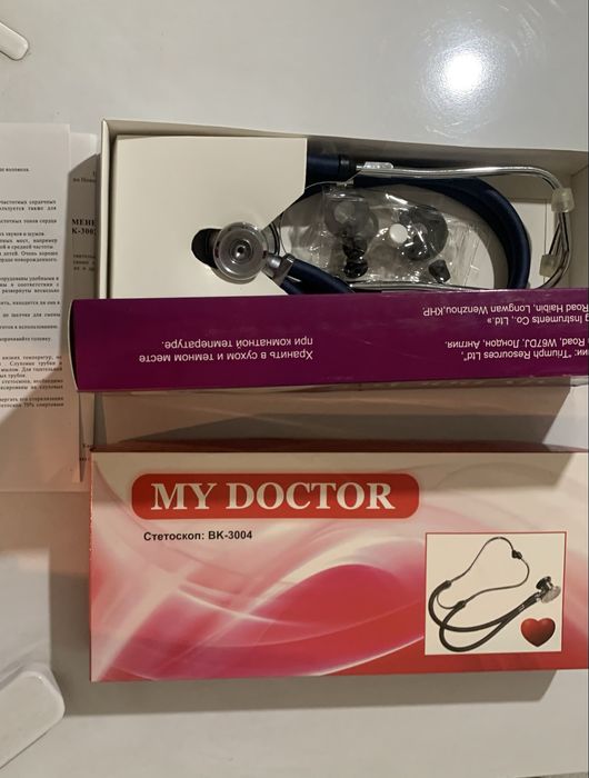 Stethoscope ,Статоскоп новый в упаковке есть 4 штуки