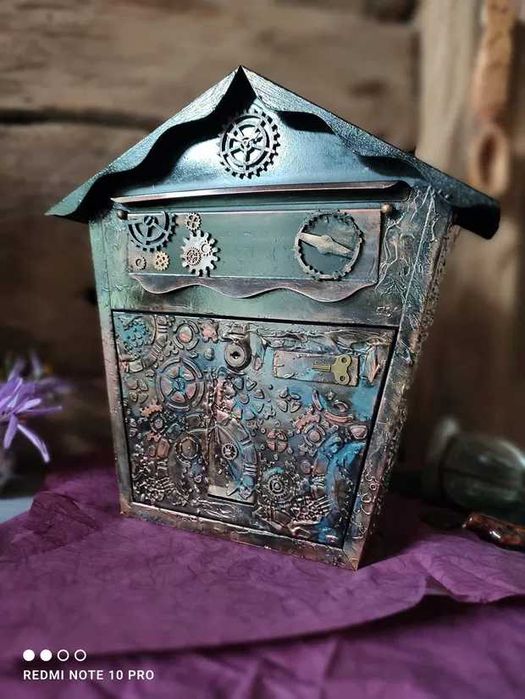 Cutie postala-Steampunk