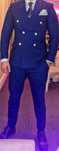 Costum Alberto Dobre Business marime 50/52 Impecabil,lana 100%,Double