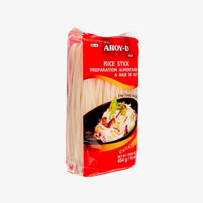 Лапша Aroy-D рисовая 5 мм, 454 г