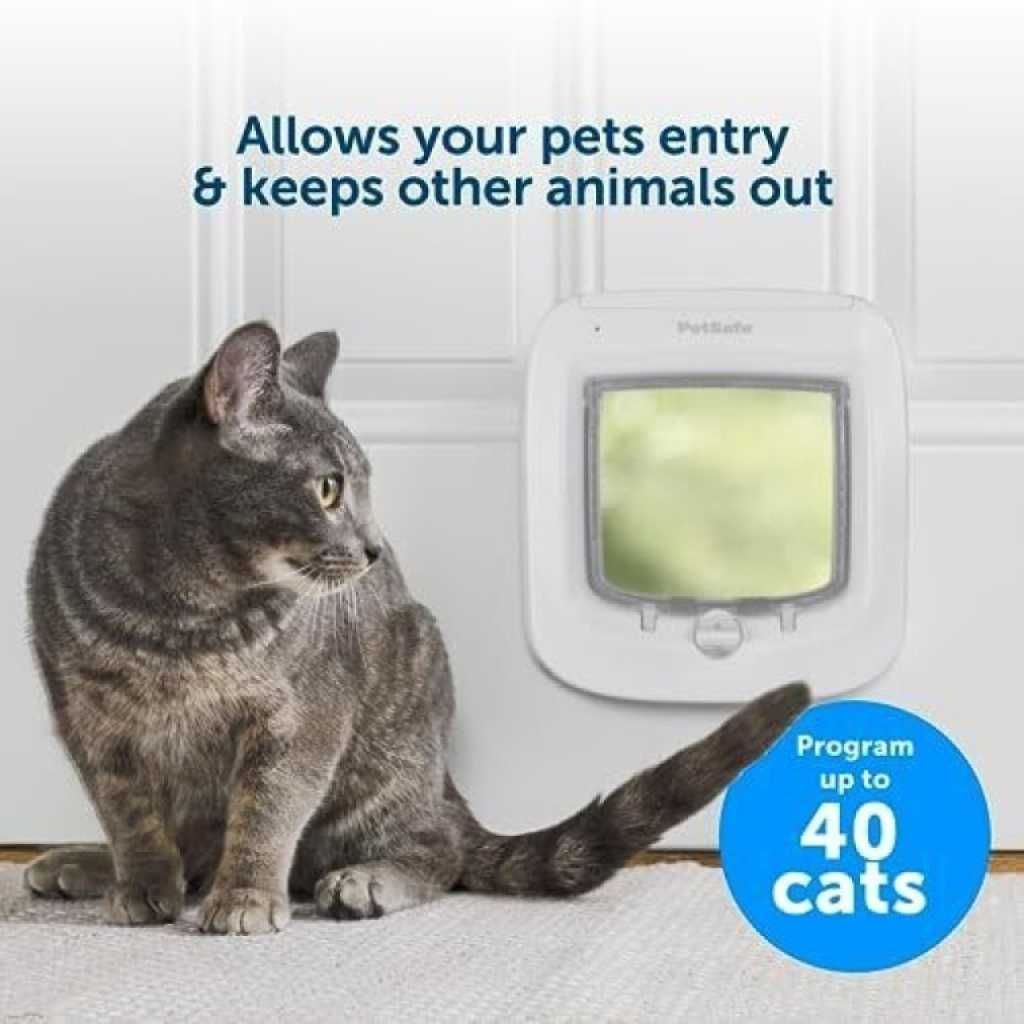 Врата за котки с микрочип Petsafe