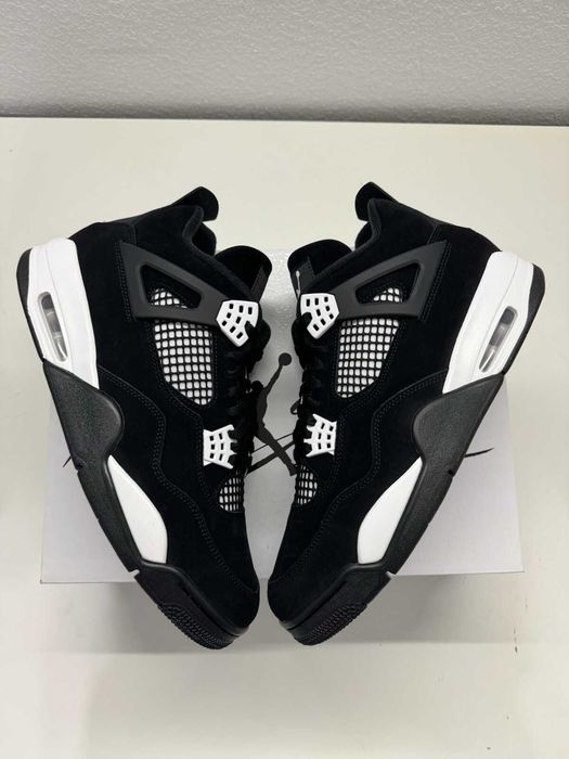 #REDUCERE 349,99 LEI# Jordan 4 White Thunder -Livrare Cu Deschidere-
