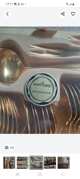 Set tacâmuri aurite