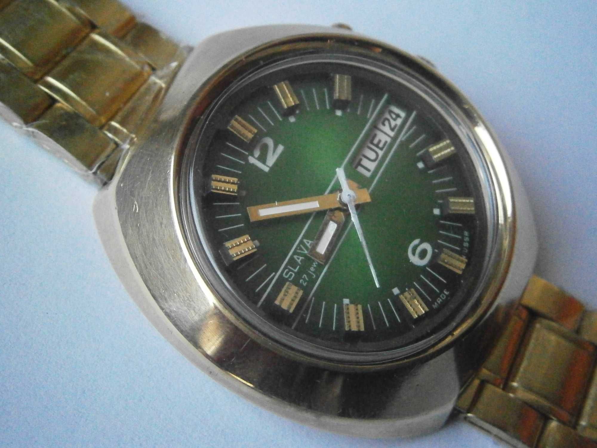 SLAVA, automatic, cal. 2427, made in USSR, XL case 40mm, TOP!