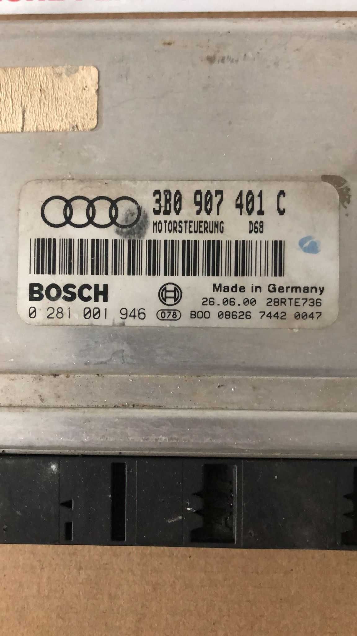 ECU Calculator motor VW Passat 2.5 TDI, cod 0281001946