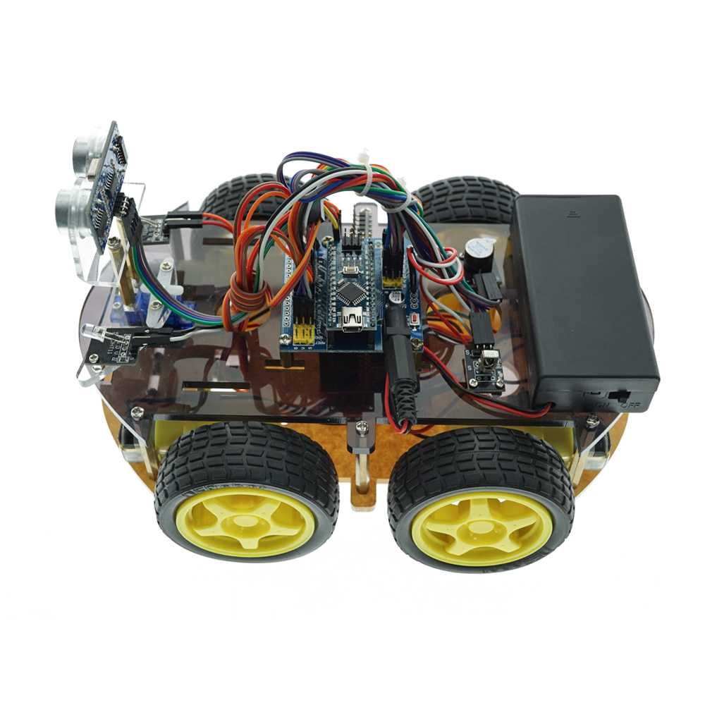 Kit Robot smart cu sasiu 4WD cu NANO V3.0 si Bluetooth