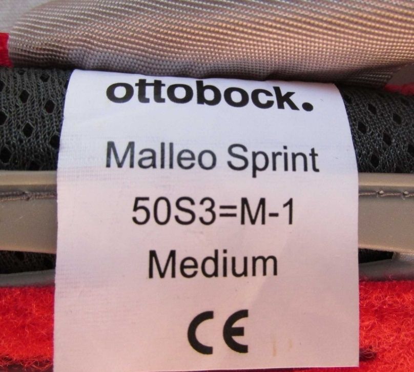 Orteza de glezna medicala fixa Ottobock Malleo Sprint atela picior

10