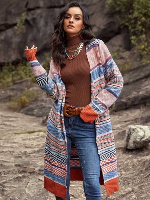 Бохо жилетка, Ефектна жилетка, жилетка райе