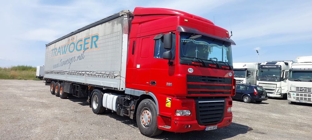 Cap tractor Daf XF 105.460 plus semiremorca Schmitz
