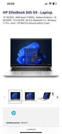 Laptop HP EliteBook 845 G9 nou sigilat