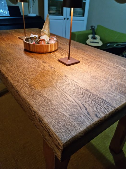 Masa Stejar negru masiv premium!