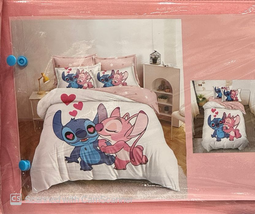 Lenjerie pat copii- 4 piese