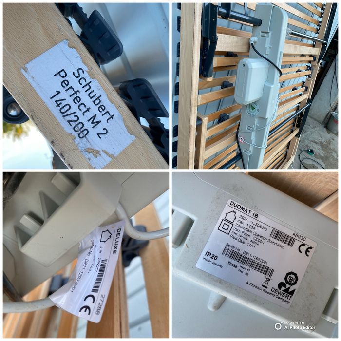 Somiera electrica 140 /200 cm