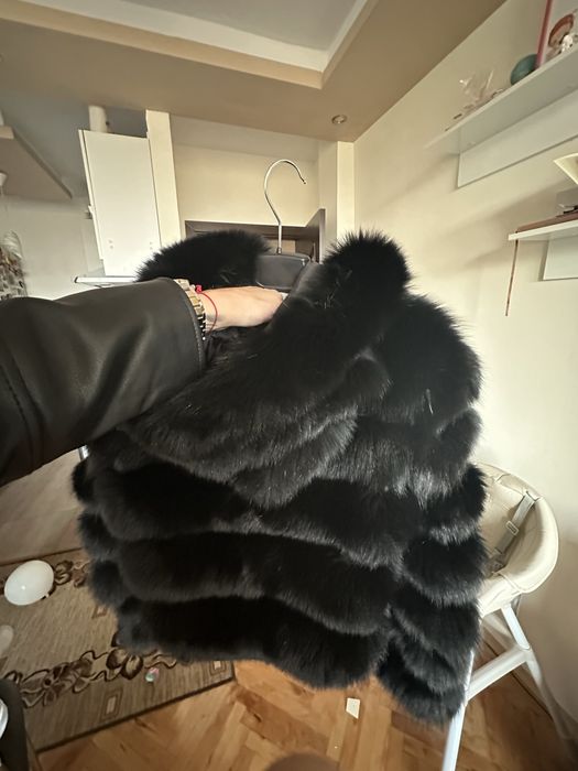 Палто с едтествен косъм