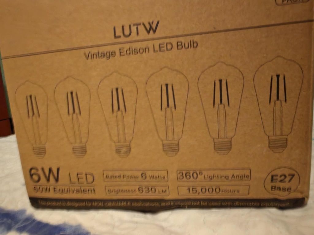 LED крушки Edison 6бр.