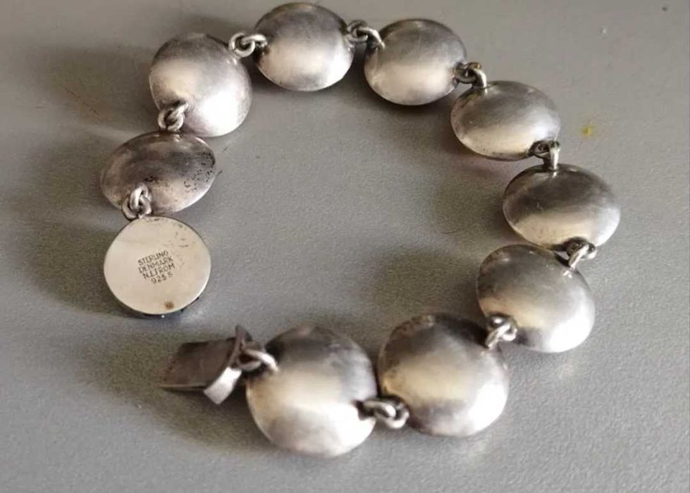 Bratara Danemarca argint si chihlimba