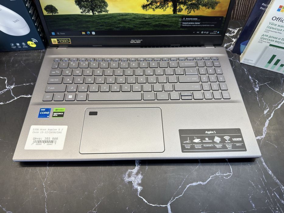 Ноутбук бизнес класса Acer Aspire 5 / Core i5-1235U/16G/512G/RTX2050