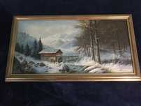 Pictura tablou in ulei pe pânză, din UK 110 x 60cm