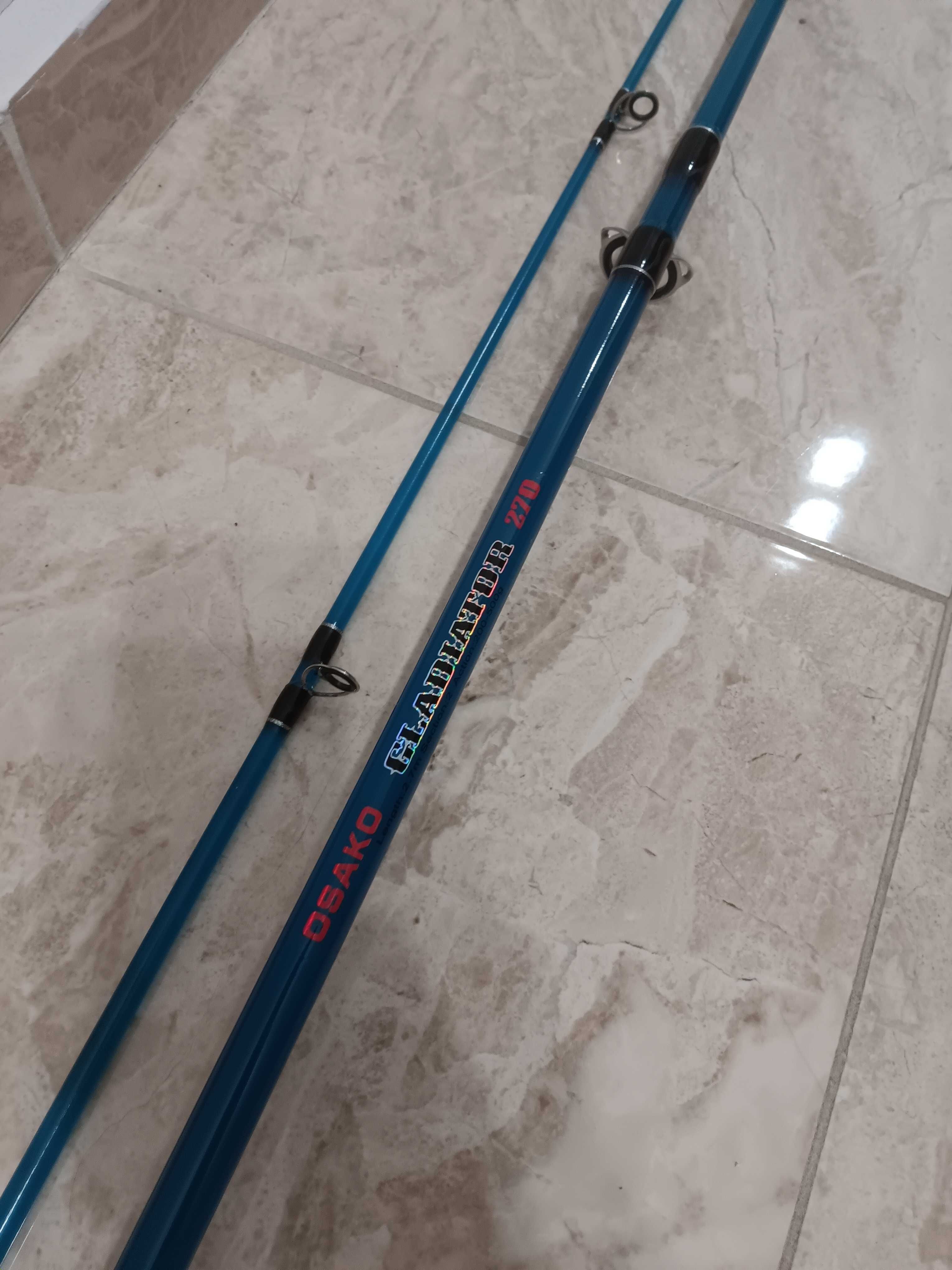 Въдица Osako Gladiator Blue + макара FL Feeder Wind 6000