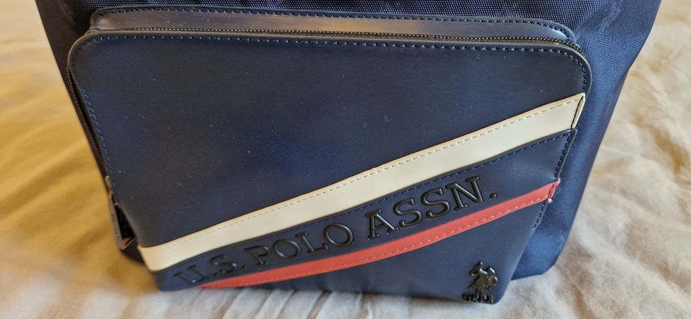Geanta U.S. Polo Assn albastra noua