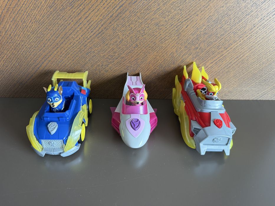 Детски метални колички Пес патрул, Пламъчко, Трансформърс