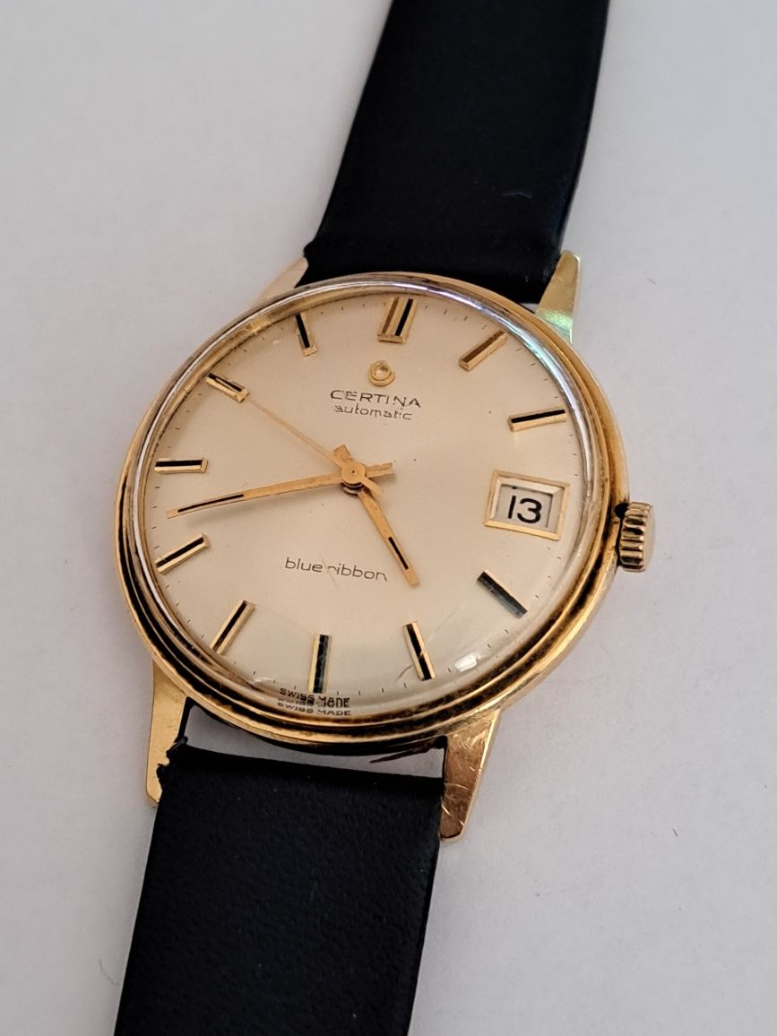 Ceas de Aur 14 K Certina Blue Ribon Automatic