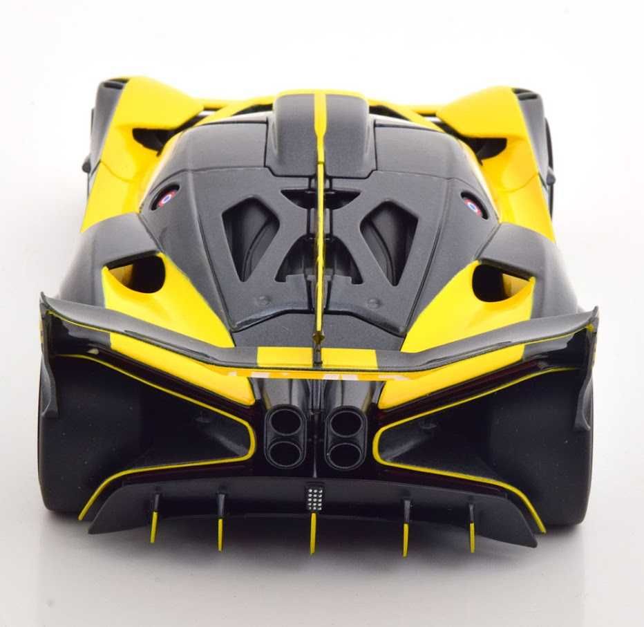 Macheta Bugatti Bolide 2020 galben - Bburago 1/18