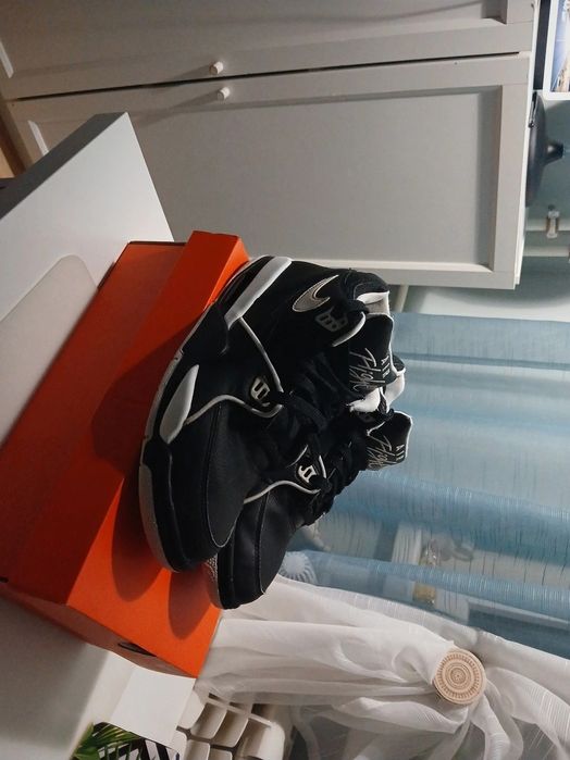 Adidasi Nike Air Flight 89 black&white