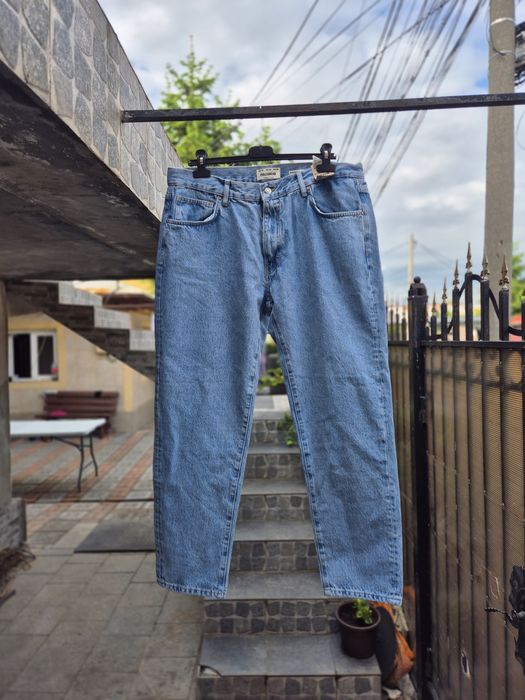 Blugi bărbați noi, mărimea 48, negri/albaștri, Pull&Bear