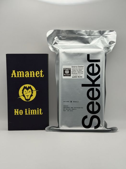 Telefon Solana Seeker 128GB / 8GB Sigilat Garatie 1An, AMANET NO LIMIT
