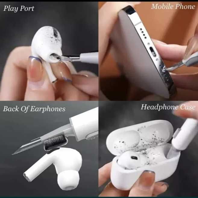 Комплект за почистване на слушалки- Airpods/In-Ear Xiaomi/Samsung Buds