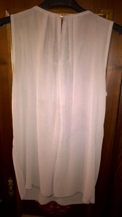 Bluza bej, fara maneci