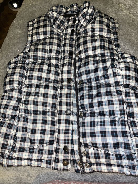 Vesta de fâș cu patratele