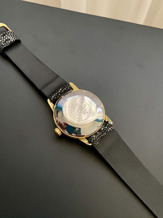 Ceas Omega Seamaster 30 ,Cadran LINEN ,placat aur 40 microni