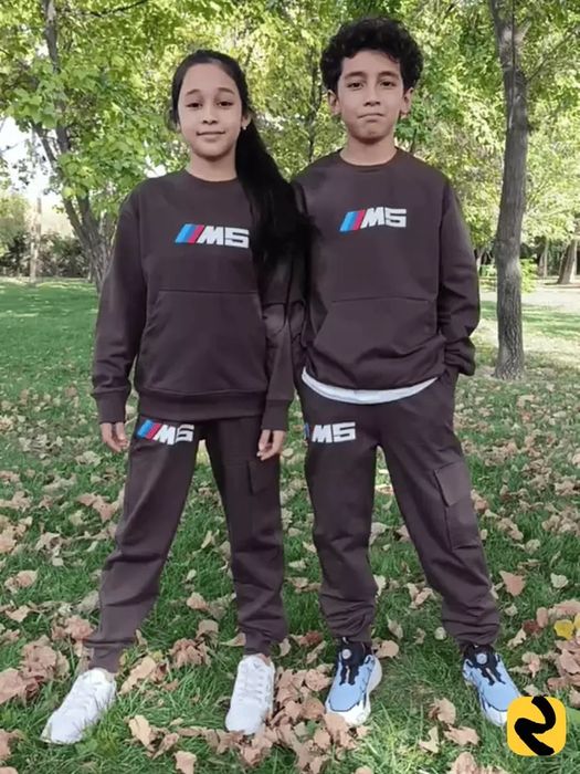 O'gil bolalar va Qizlar uchun sviter, BMW print bilan, UNISEX