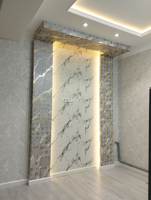 Венецианка отточенто трафарет покраска лепнины