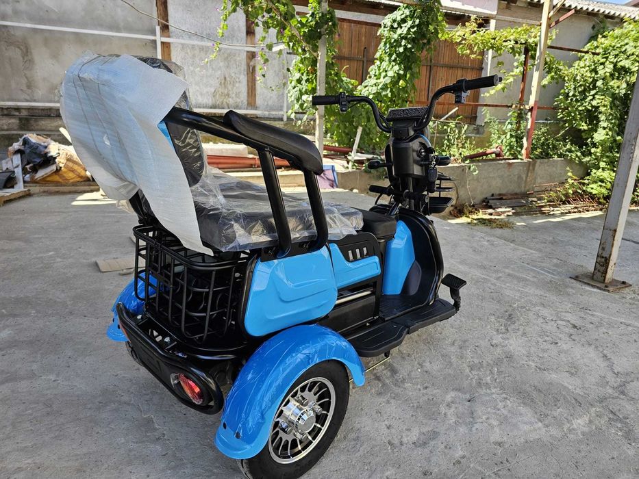 Tricicleta electrica cu 3 locuri FARA PERMIS! Garantie, livrare acasa