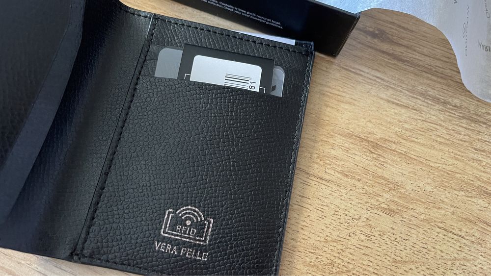 Portofel Piele Mario Valentino Original Compartiment Card