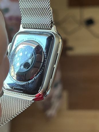 Apple watch 6 stainless steel gold ca nou la cutie celular milanesse