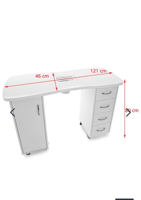 Бюро за маникюр с прахоуловител