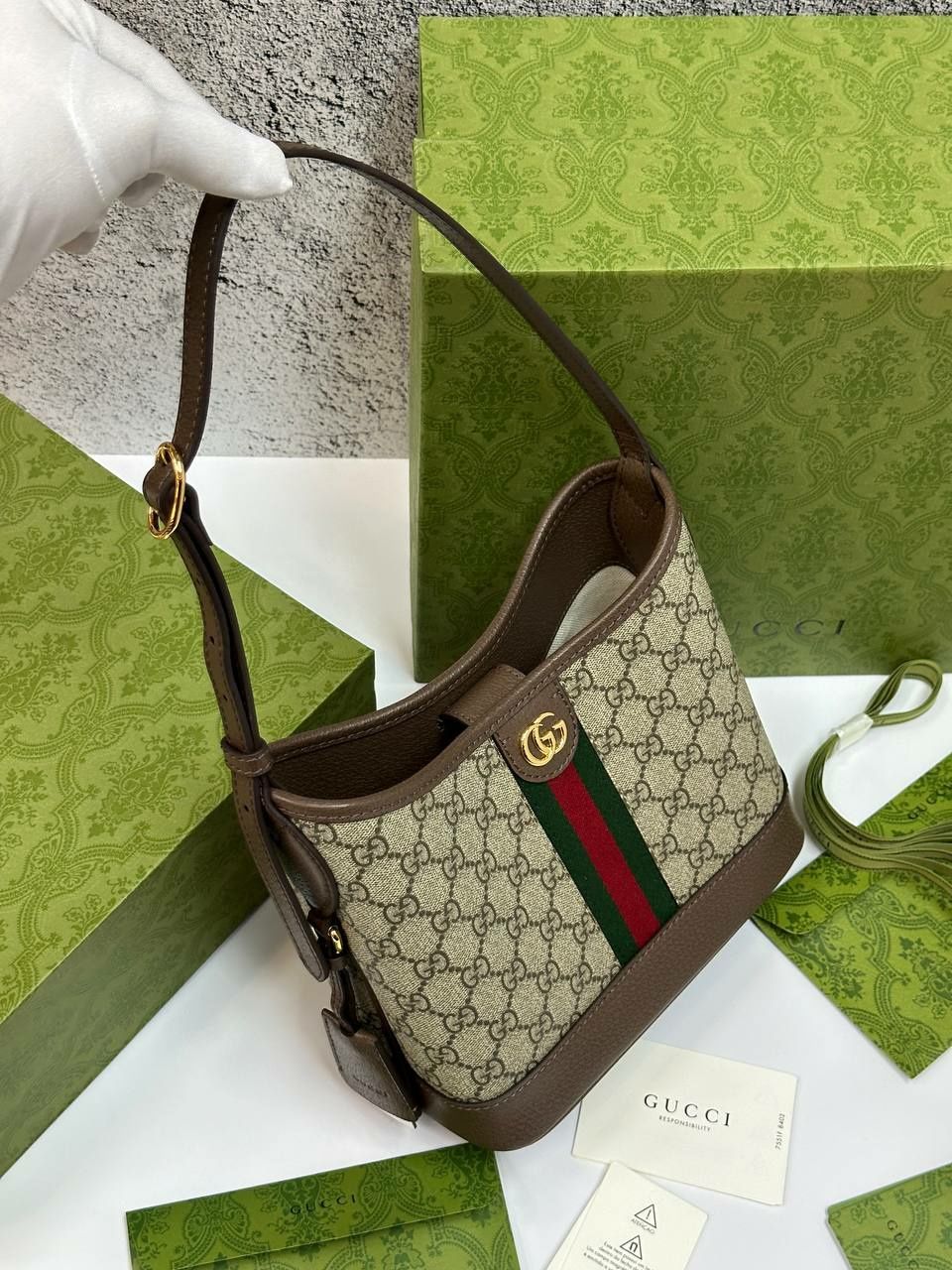 Сумка GUCCI Ophidia женские